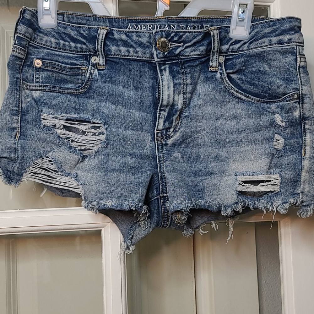 American Eagle Distressed Shorties